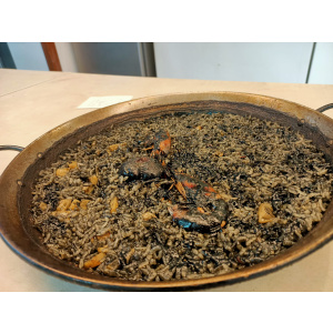 arroz negro de marisco