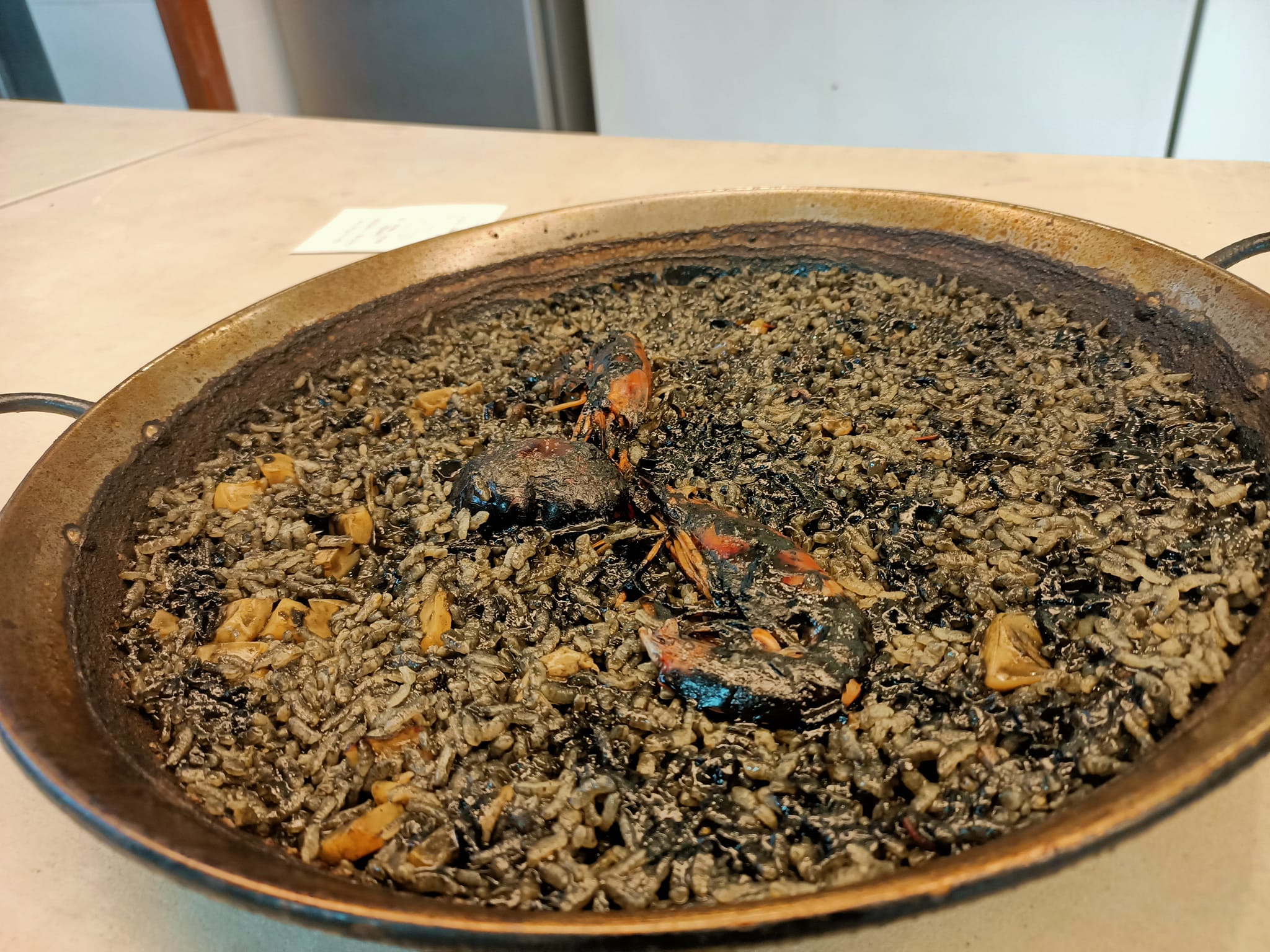 arroz negro de marisco